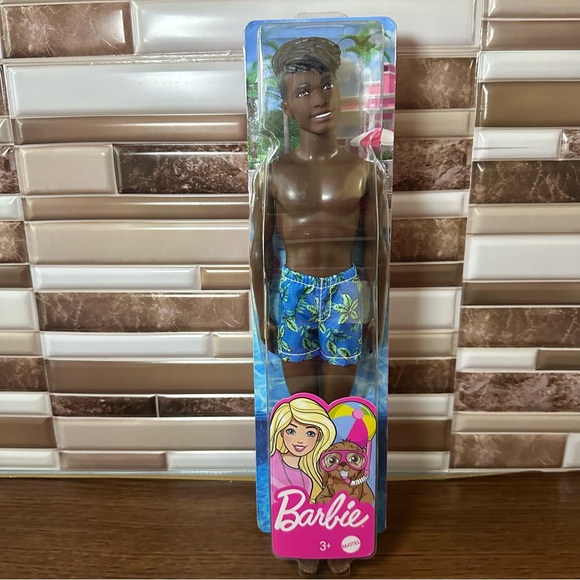 Barbie and Ken Beach Doll Dark Skin Beach Dolls New In Box Sealed - Picture 8 of 8